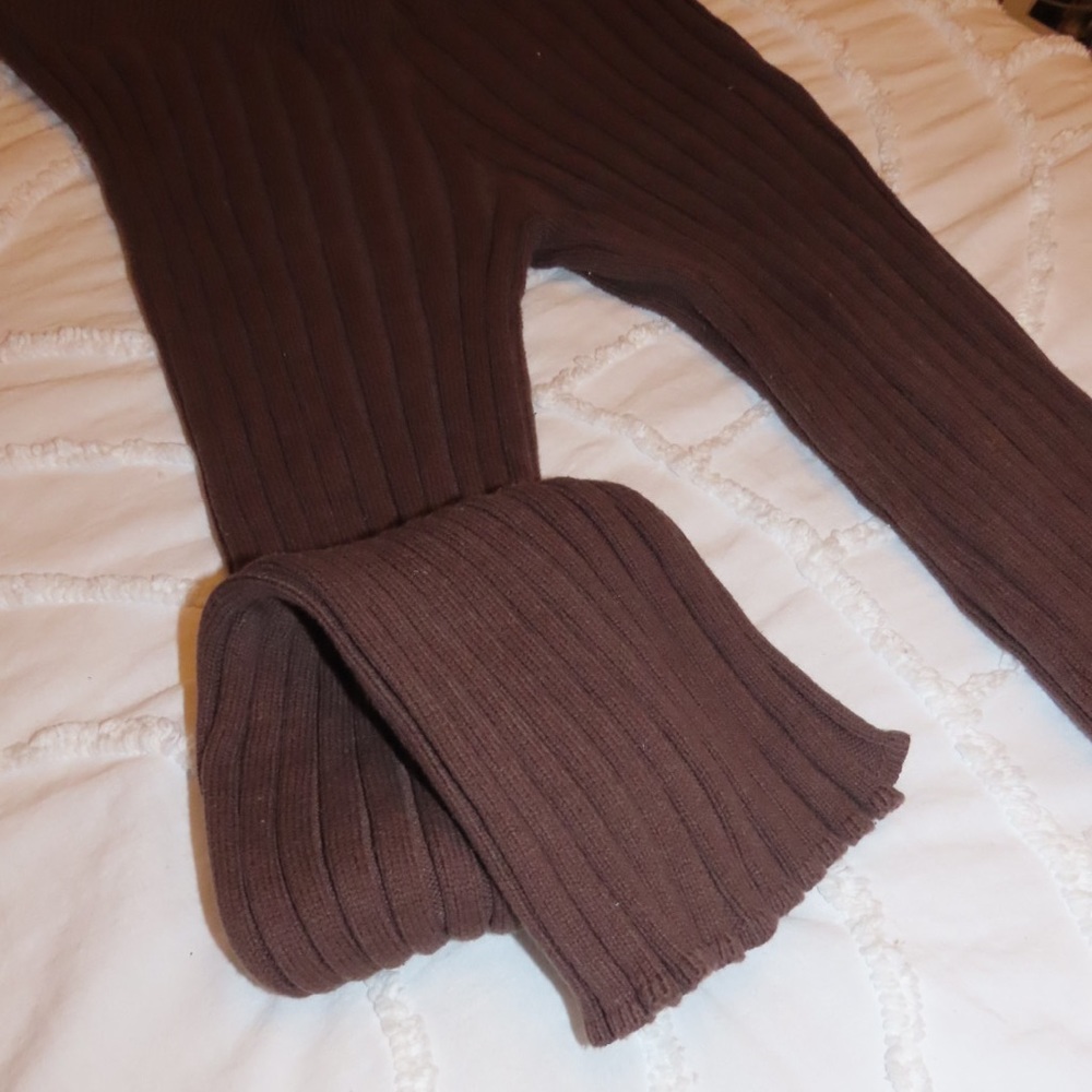 WILD FABLE SWEATER KNIT FLARE PANTS in BROWN XXL